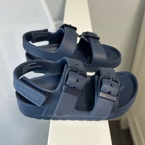 Cat and Jack unisex navy blue sandals toddler size 7